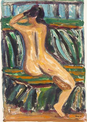 THEO HIOS (1908 - 1999) i)Untitled, (Seated Nude), and ii) Aiola, (Pair).